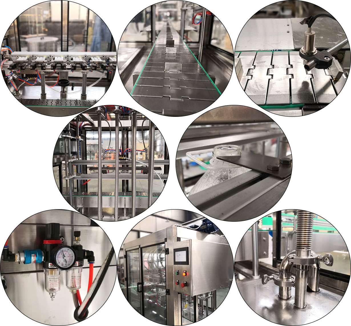 Най-добра цена 5-100мл пневматична бутилирана машина с масло за пълнене