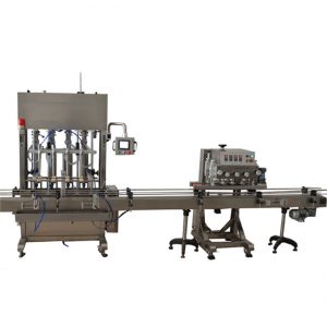 Автоматично оборудване за бутилиране на течности 50ml машина за пълнене на медицински алкохол